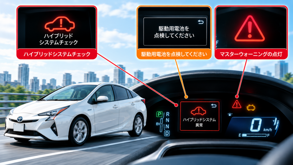 ハイブリッドバッテリー,寿命,前兆